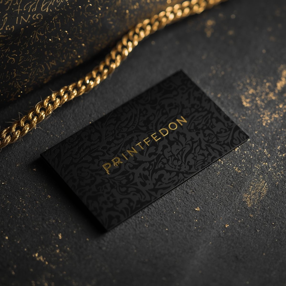 Handmadehandgift portfolio sample - foil stamping